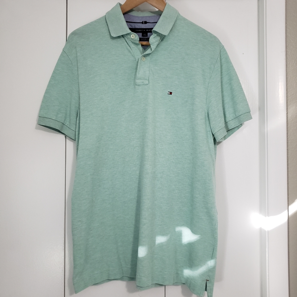 3/$25 Tommy Hilfiger mint polo Large